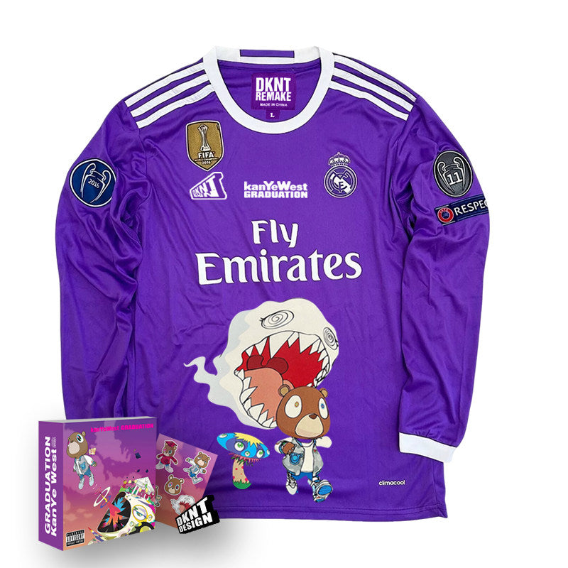 Kanye West Graduation Purple Graphic Jersey
