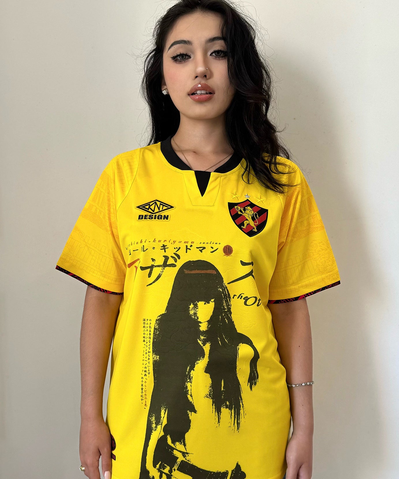 Chiaki Kuriyama Yellow Graphic Jersey
