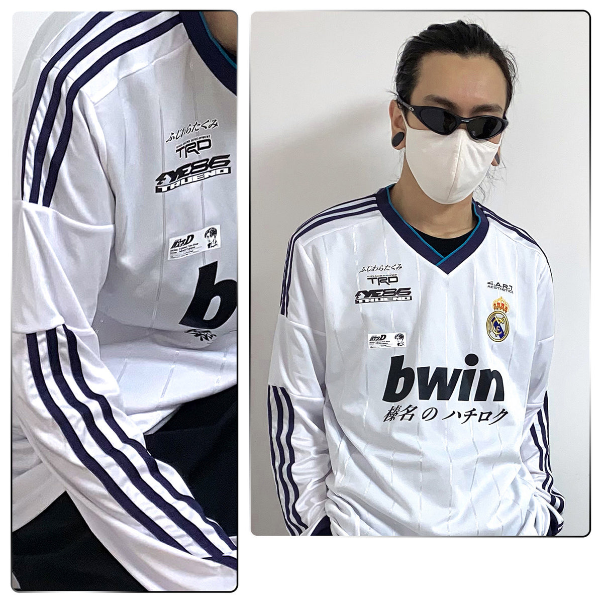 Real Madrid x Takumi Fujiwara Toyota AE86 Jersey - product view 2