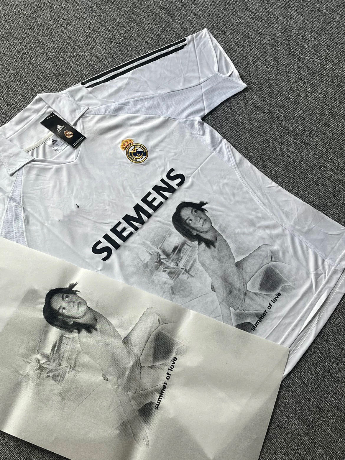 Faye Wong Real Madrid Vintage Remake Jersey
