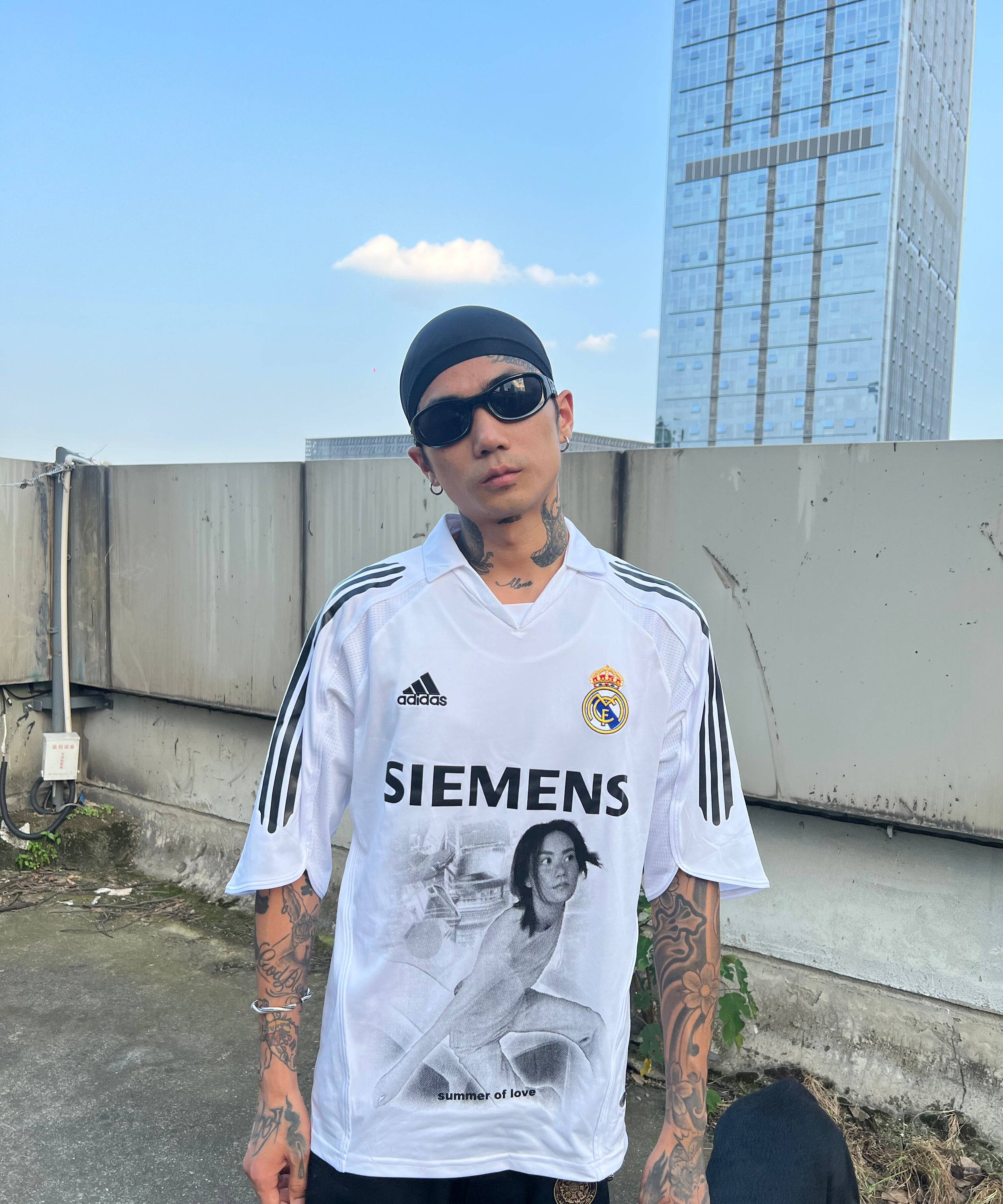 Faye Wong Real Madrid Vintage Remake Jersey - product view 2