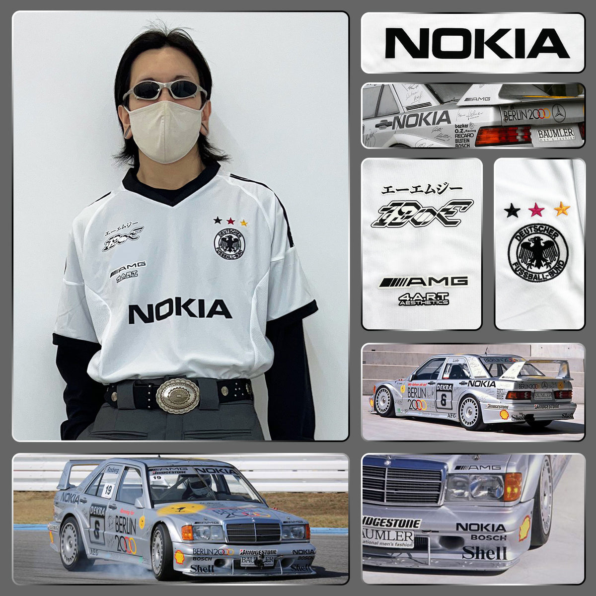 Germany x Nokia Mercedes DTM 190E Jersey - product view 2