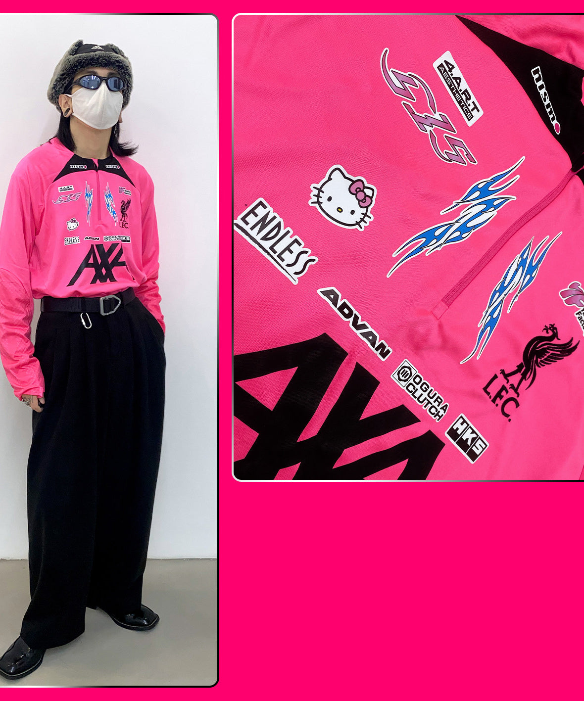 Liverpool x Nissan S15 Pink Jersey - product view 3