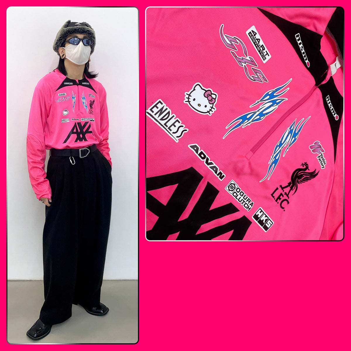Liverpool x Nissan S15 Pink Jersey - product view 3