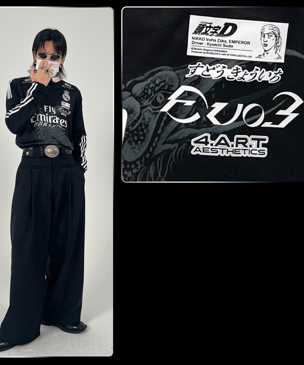 Real Madrid x Sudo Evo III Black Dragon Jersey - product view 3