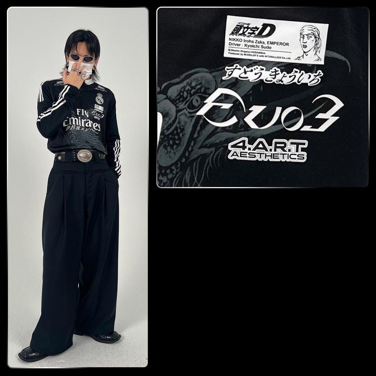 Real Madrid x Sudo Evo III Black Dragon Jersey - product view 3