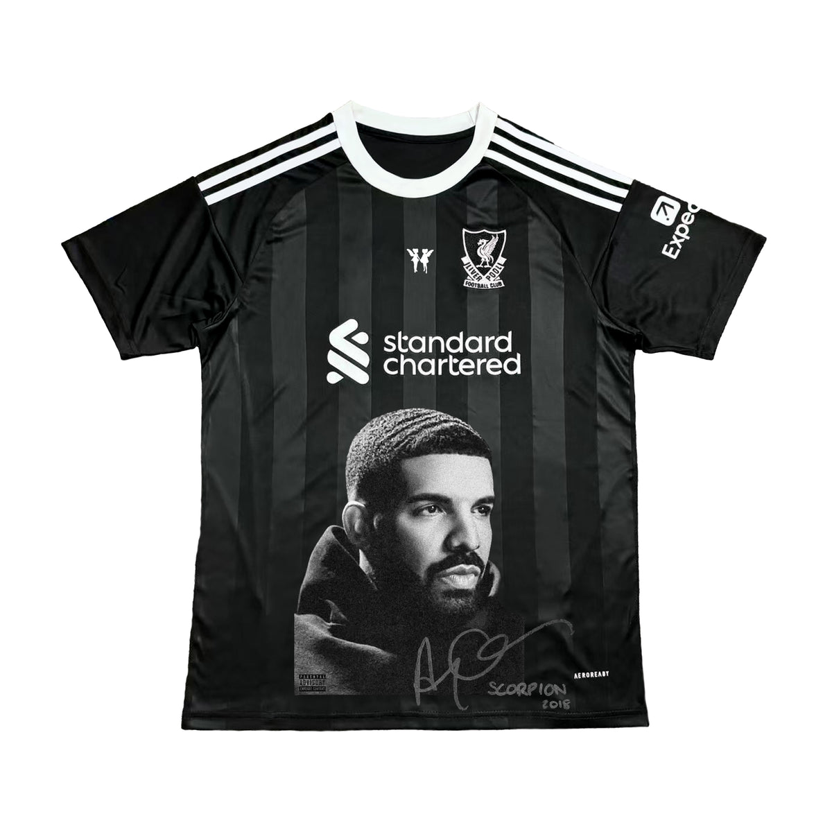 Drake Liverpool Black Scorpion Graphic Jersey