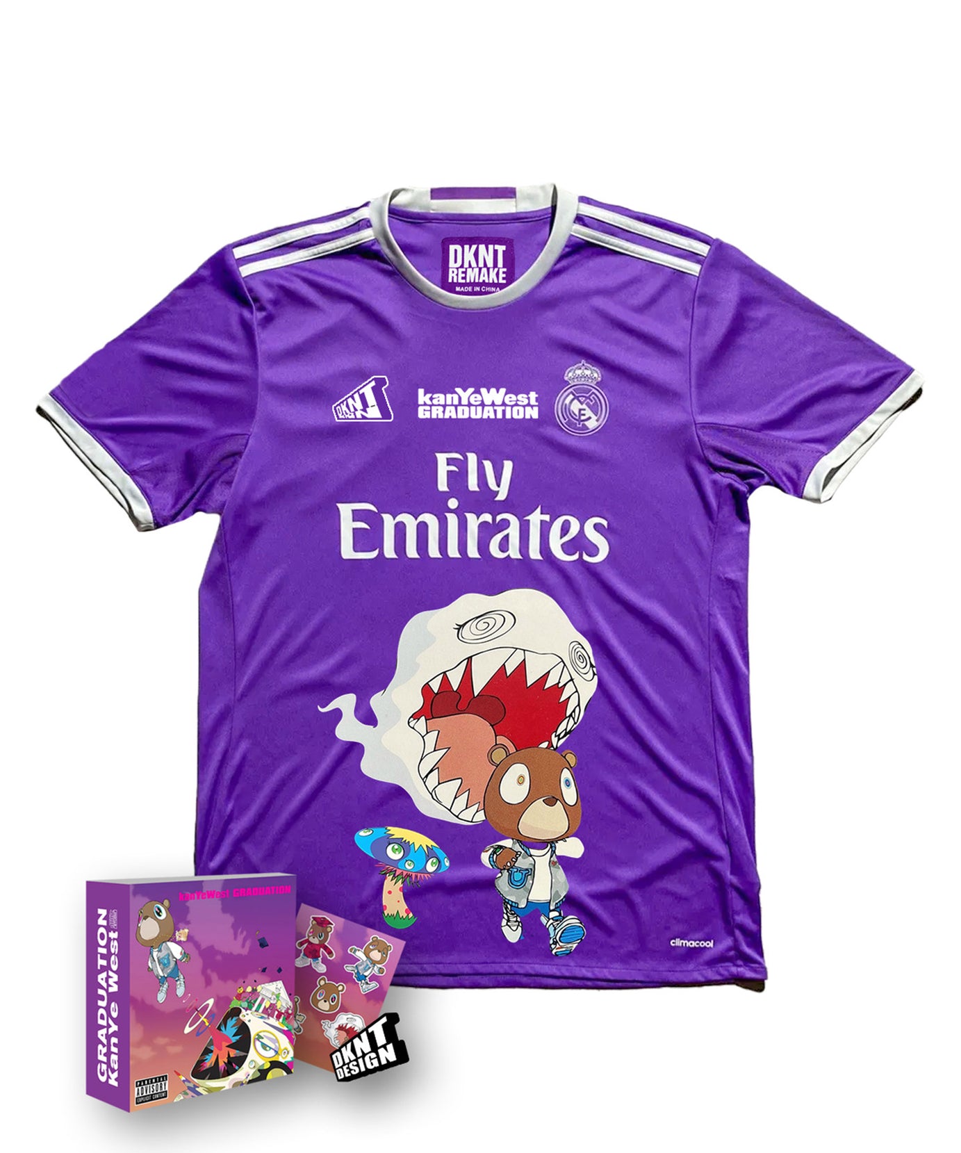 Kanye West Graduation Purple Graphic Jersey