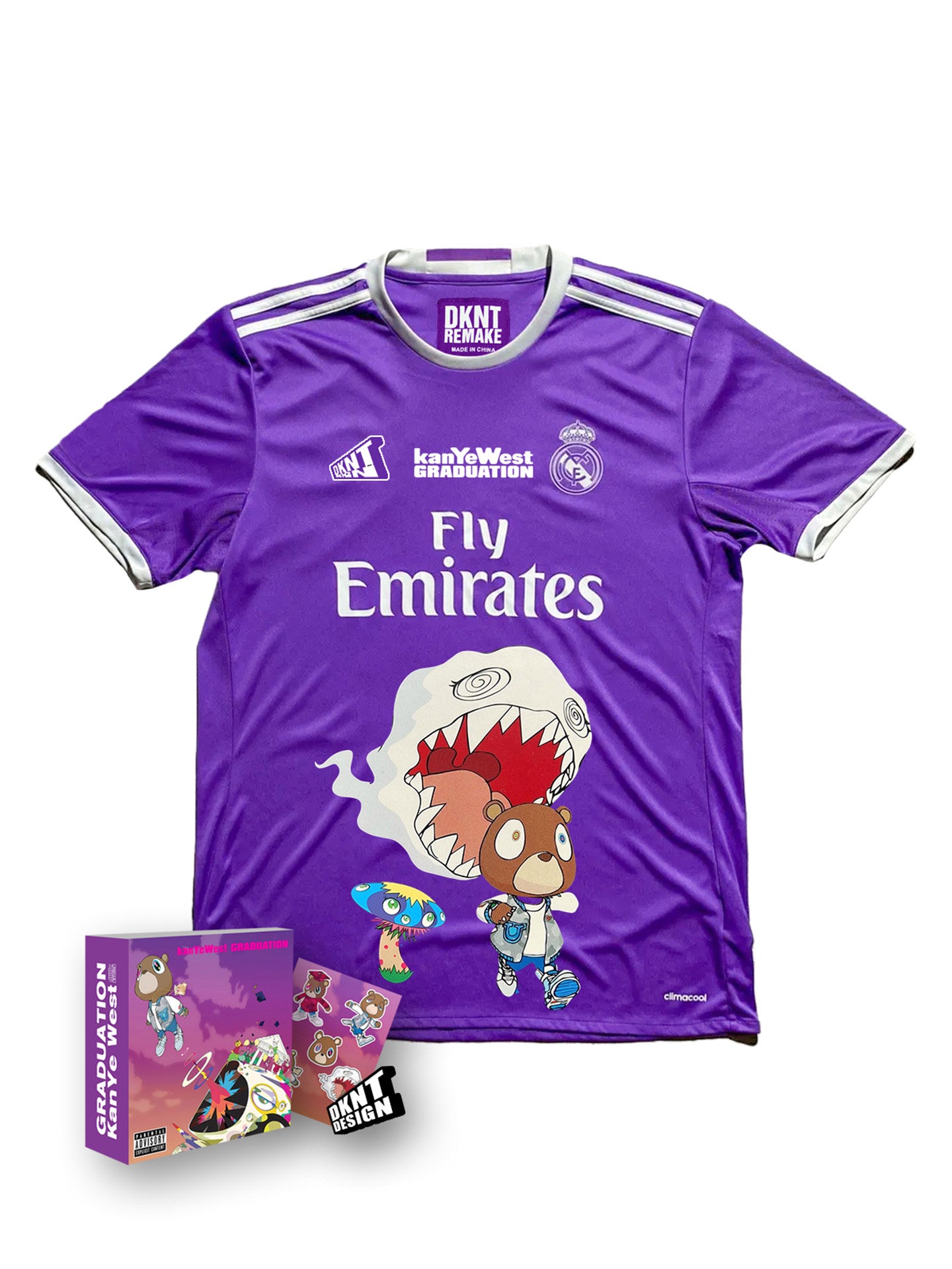 Kanye West Graduation Lila Grafiktrikot