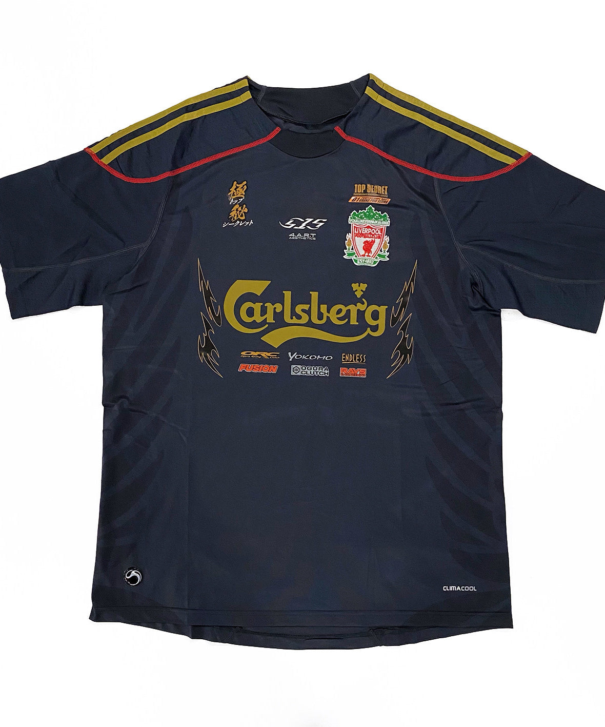 Liverpool x Nissan S15 Black Gold Jersey