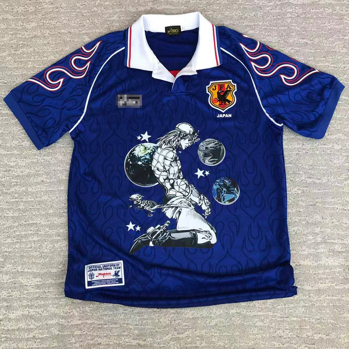 Diego Brando Japan Blue Flame Graphic Jersey