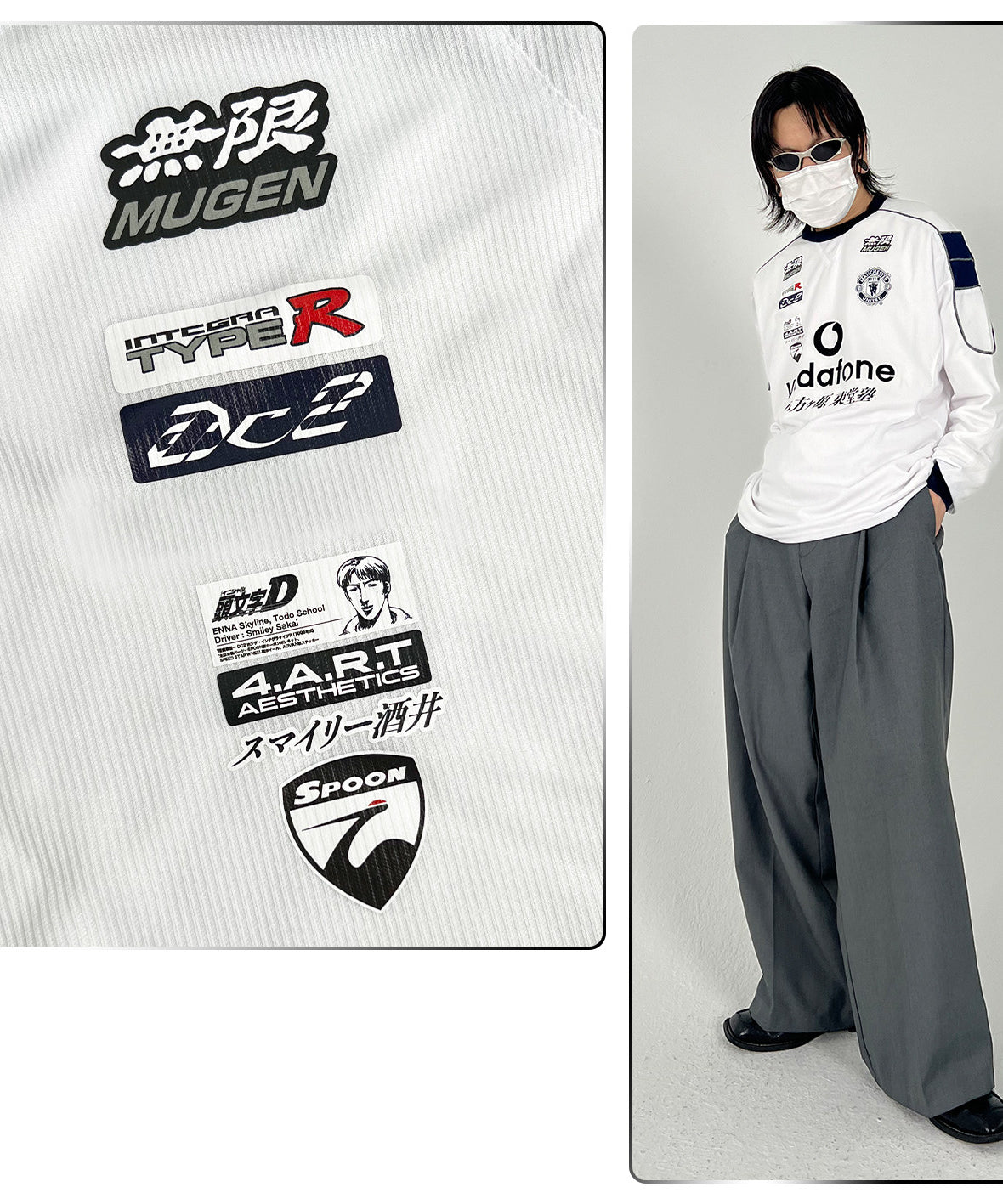 Manchester United x Honda Mugen Integra DC2 Jersey - product view 3