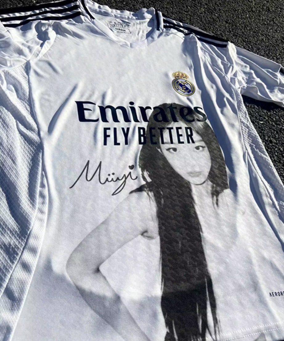 NewJeans Minji Real Madrid Remake Jersey - product view 4