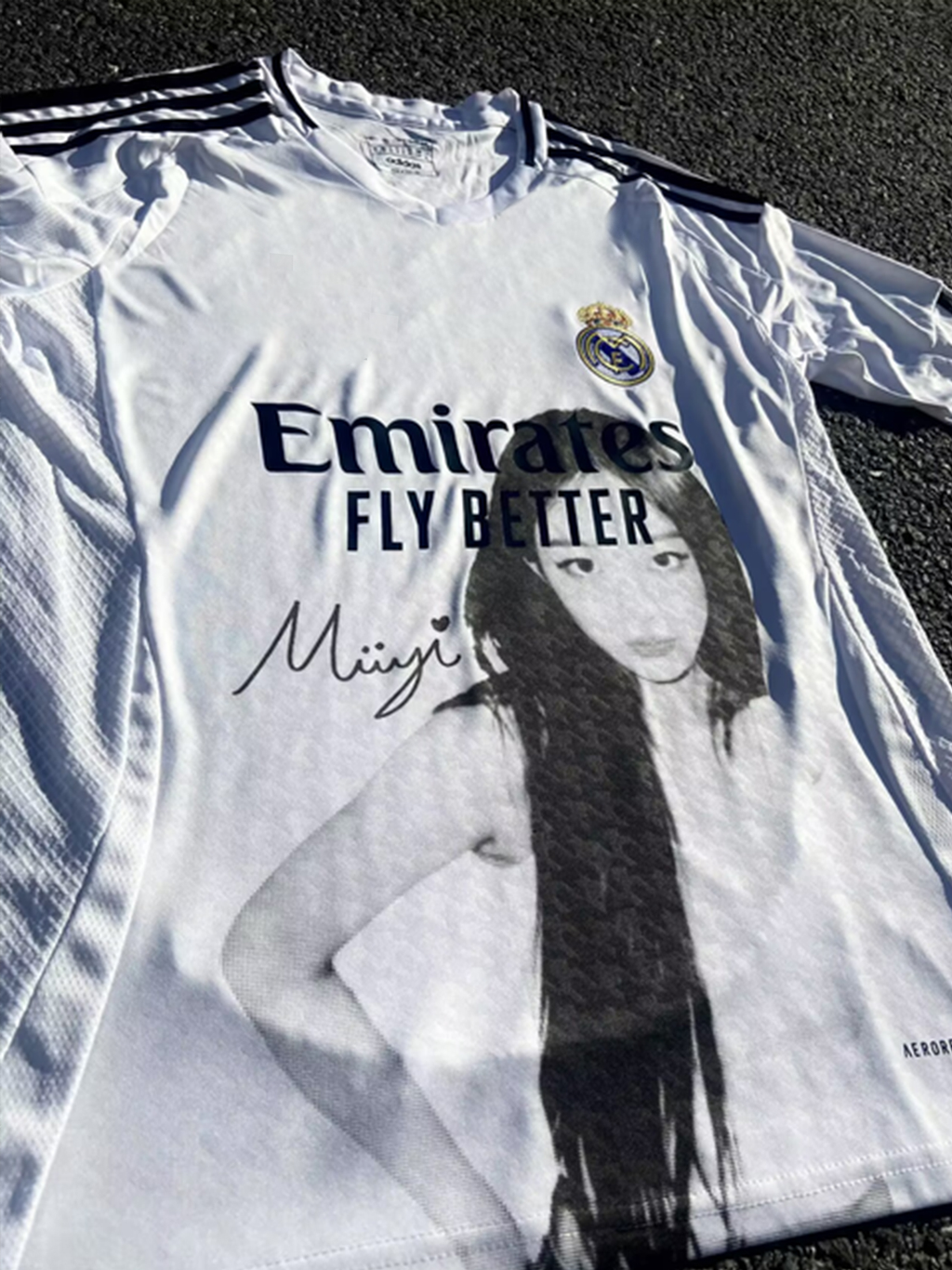 NewJeans Minji Real Madrid Remake Jersey