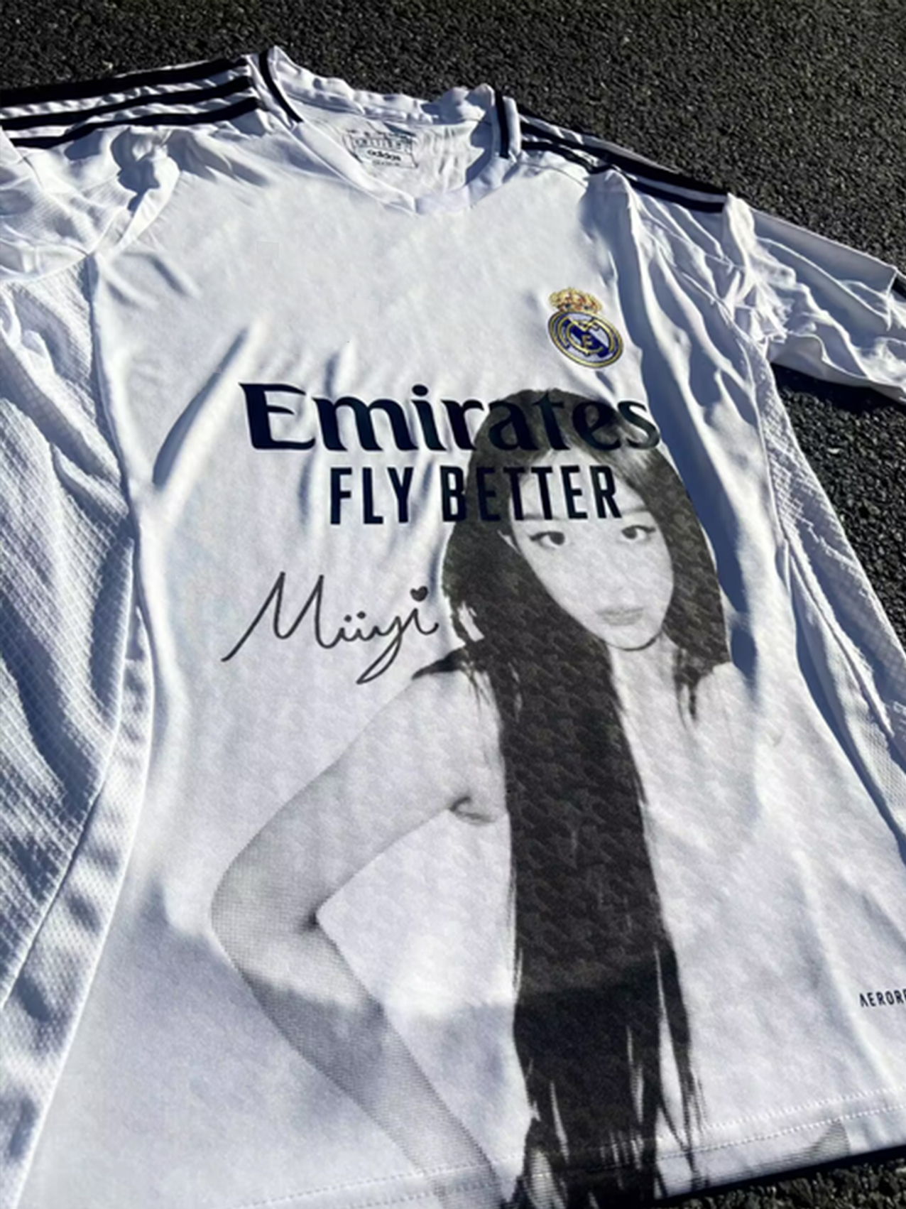 NewJeans Minji Real Madrid Remake Jersey