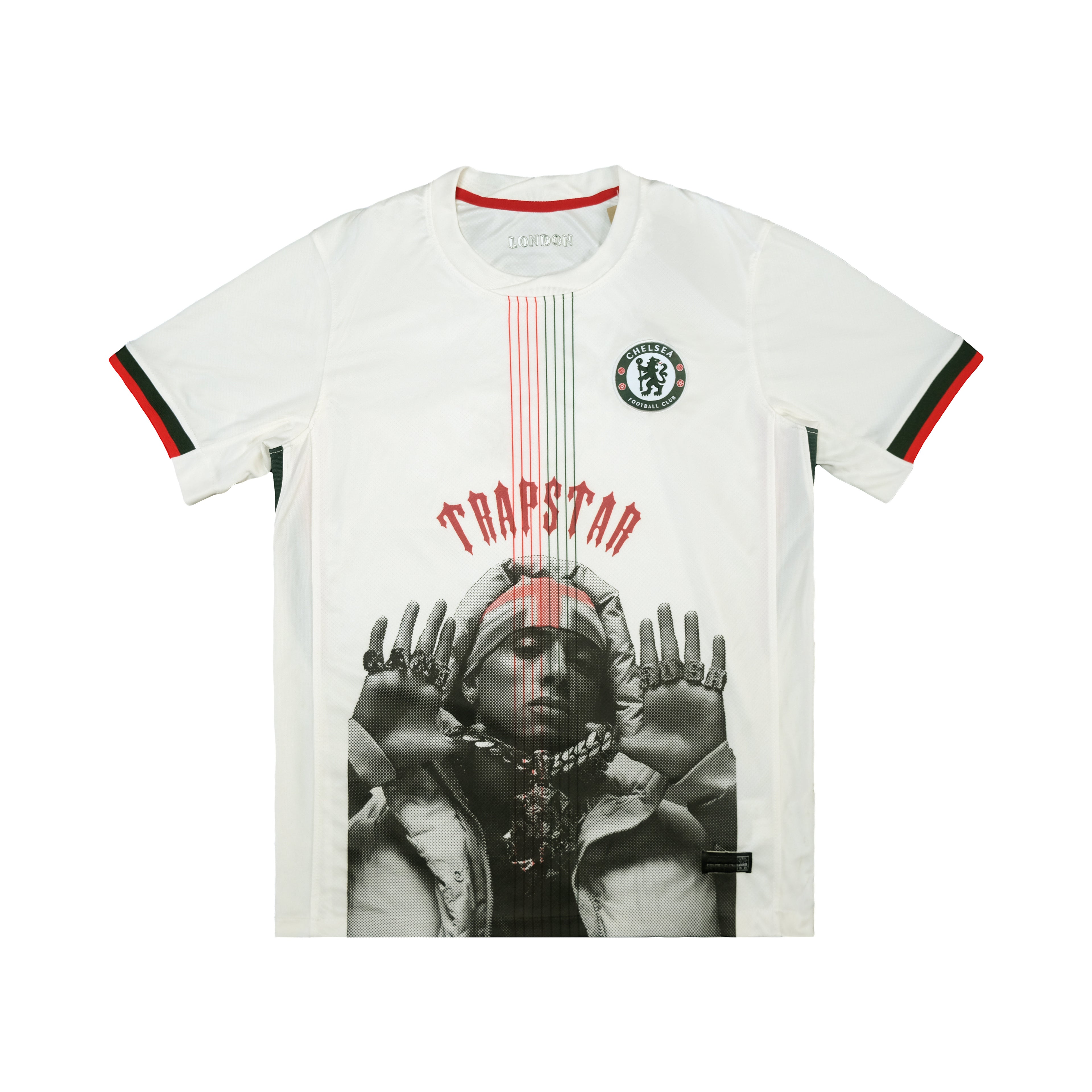 Central Cee Chelsea Cream Graphic Jersey