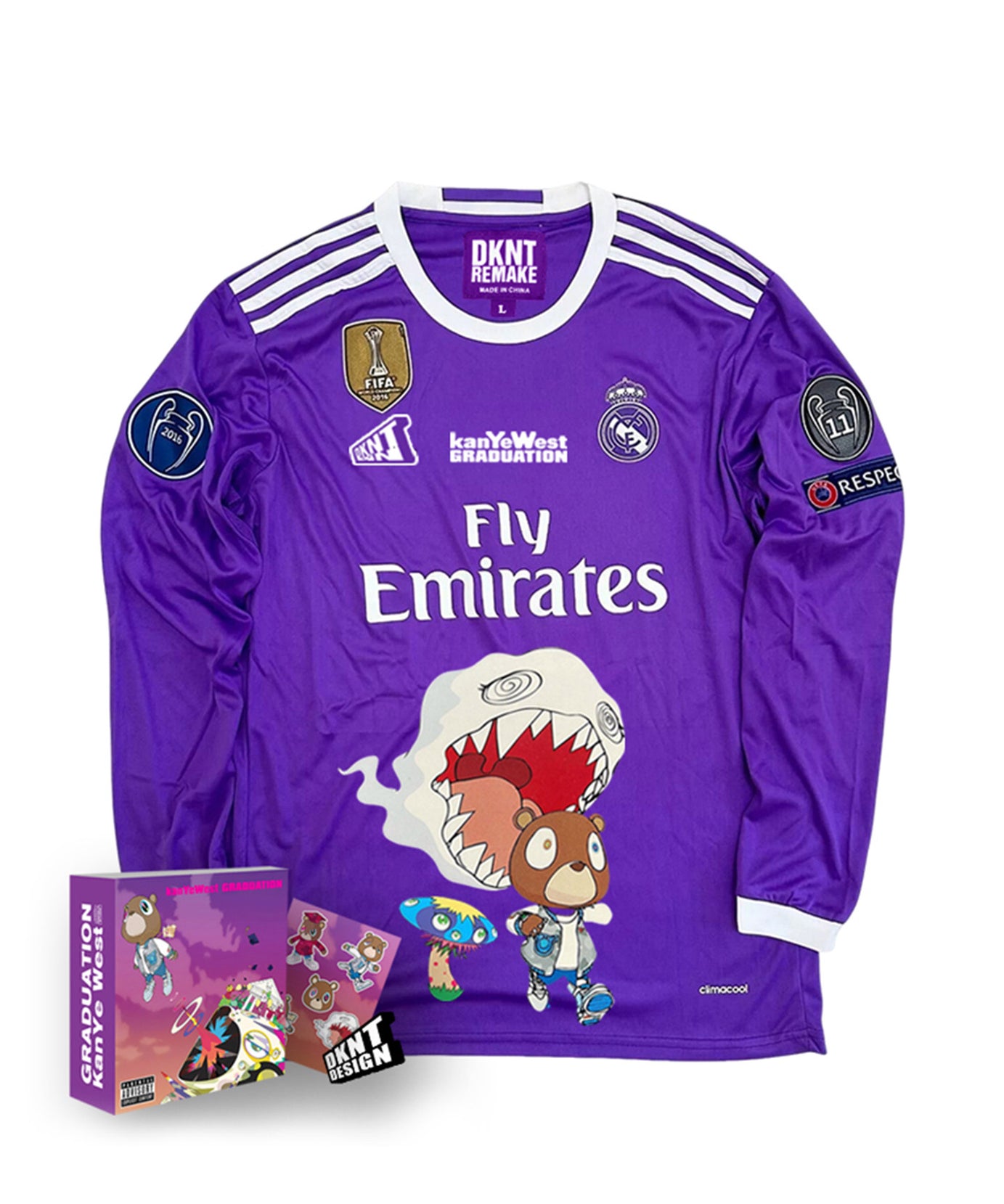 Kanye West Graduation Purple Graphic Jersey