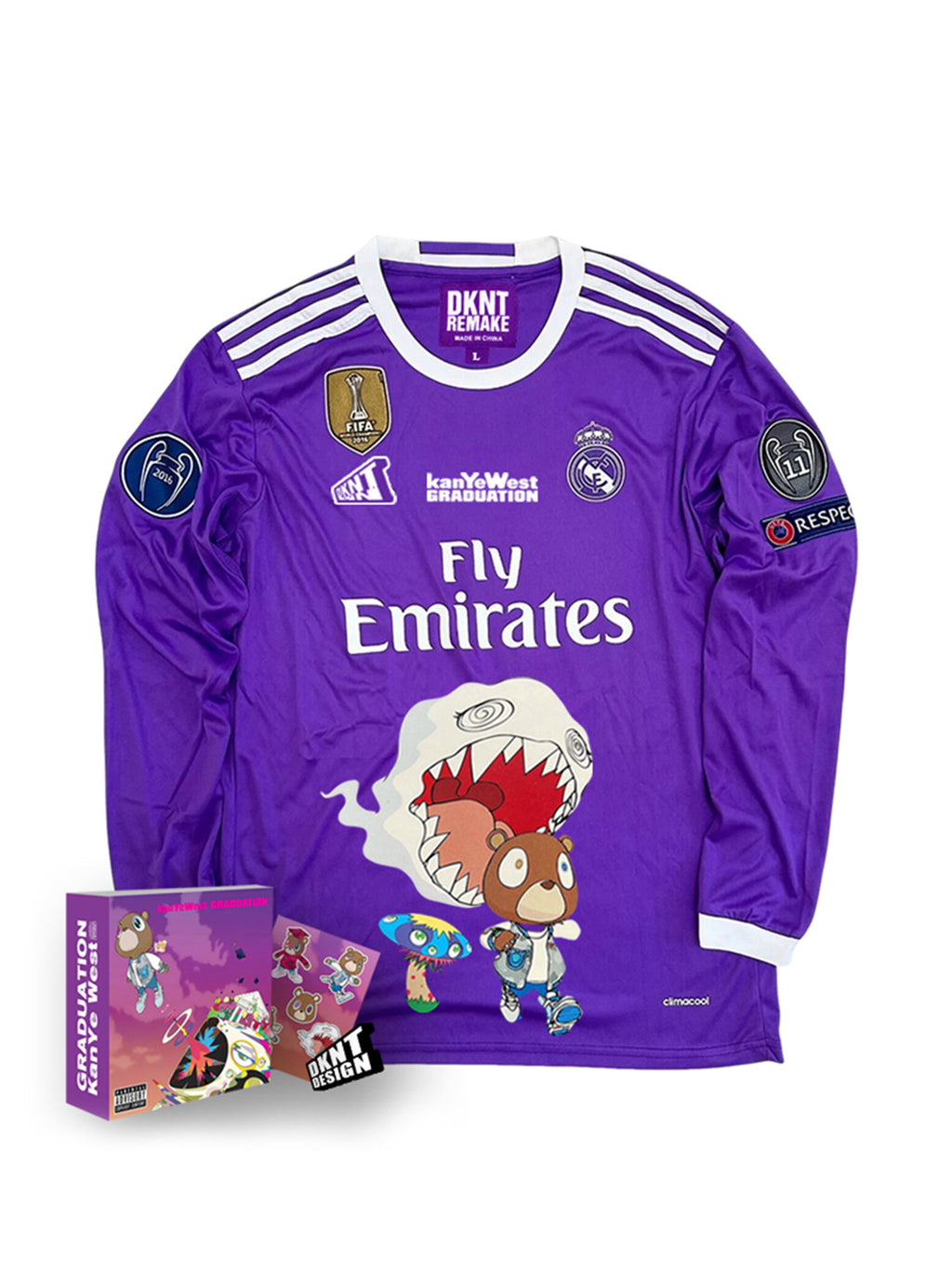 Kanye West Graduation Purple Graphic Jersey