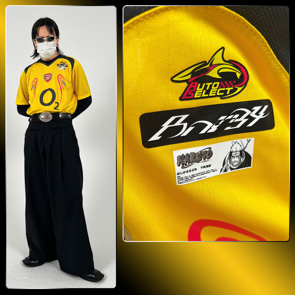 Arsenal x Nissan GT-R R34 Ghost Shark Jersey - product view 3