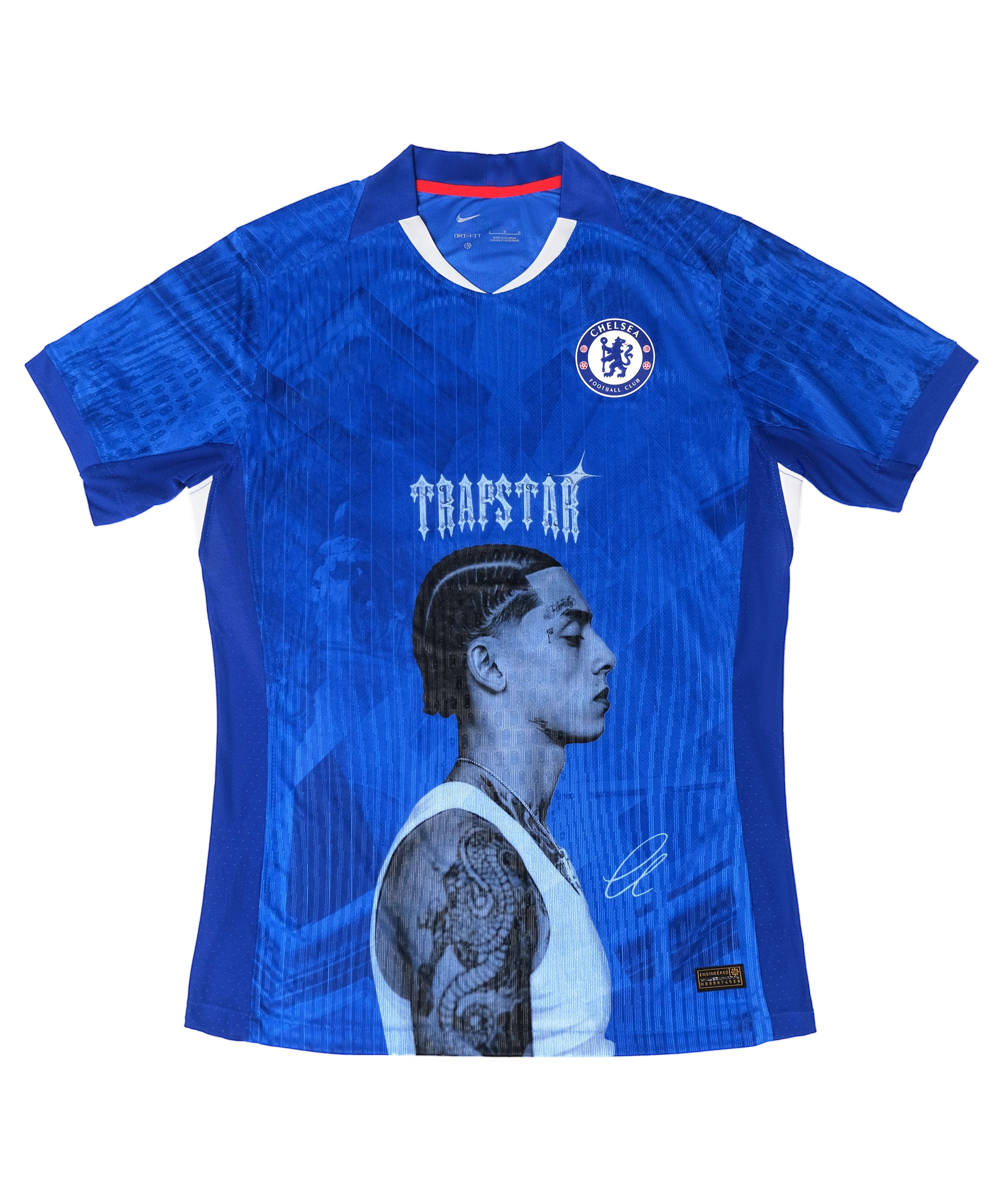 Central Cee Chelsea Blau Grafiktrikot