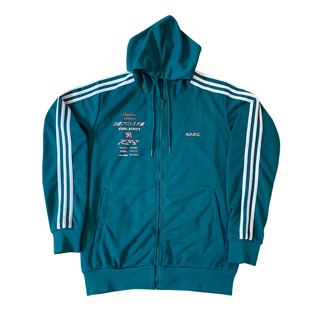 Initial D Nissan Skyline GT-R R34 Zip Hoodie