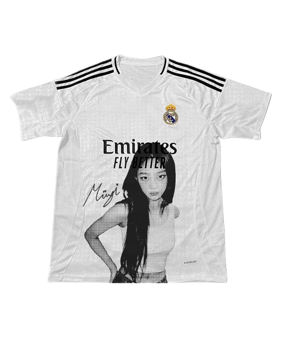 NewJeans Minji Real Madrid Remake Jersey