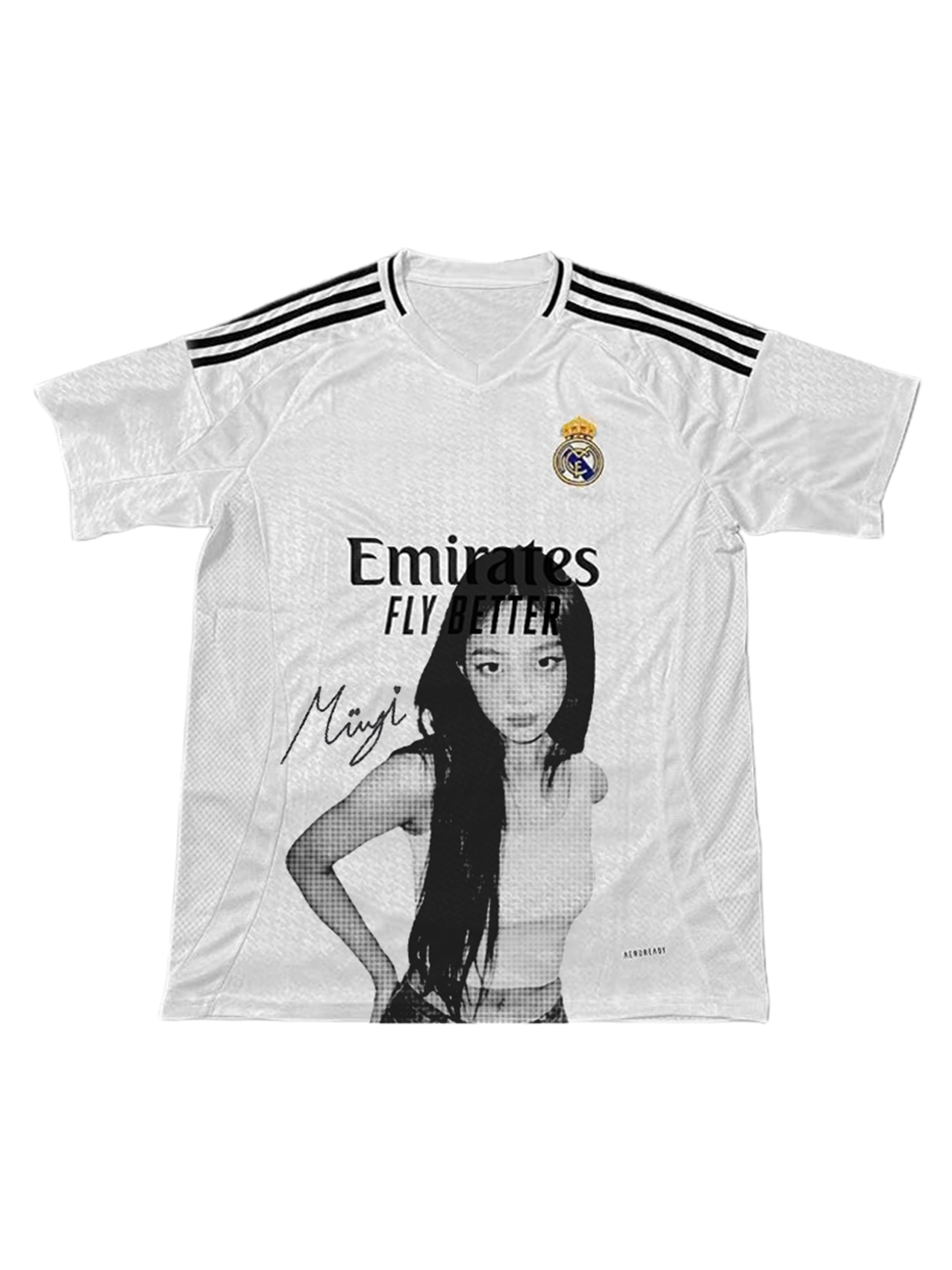 NewJeans Minji Real Madrid Remake Jersey