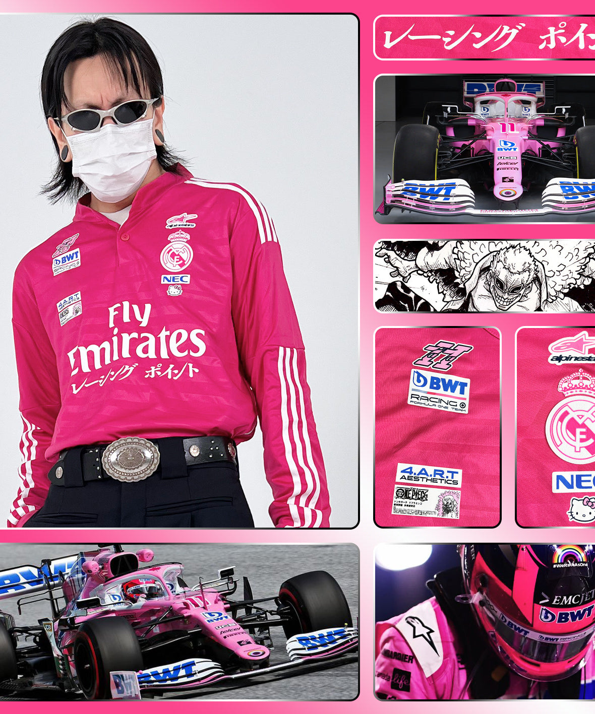 Real Madrid x BWT F1 Perez No. 11 Jersey - product view 2