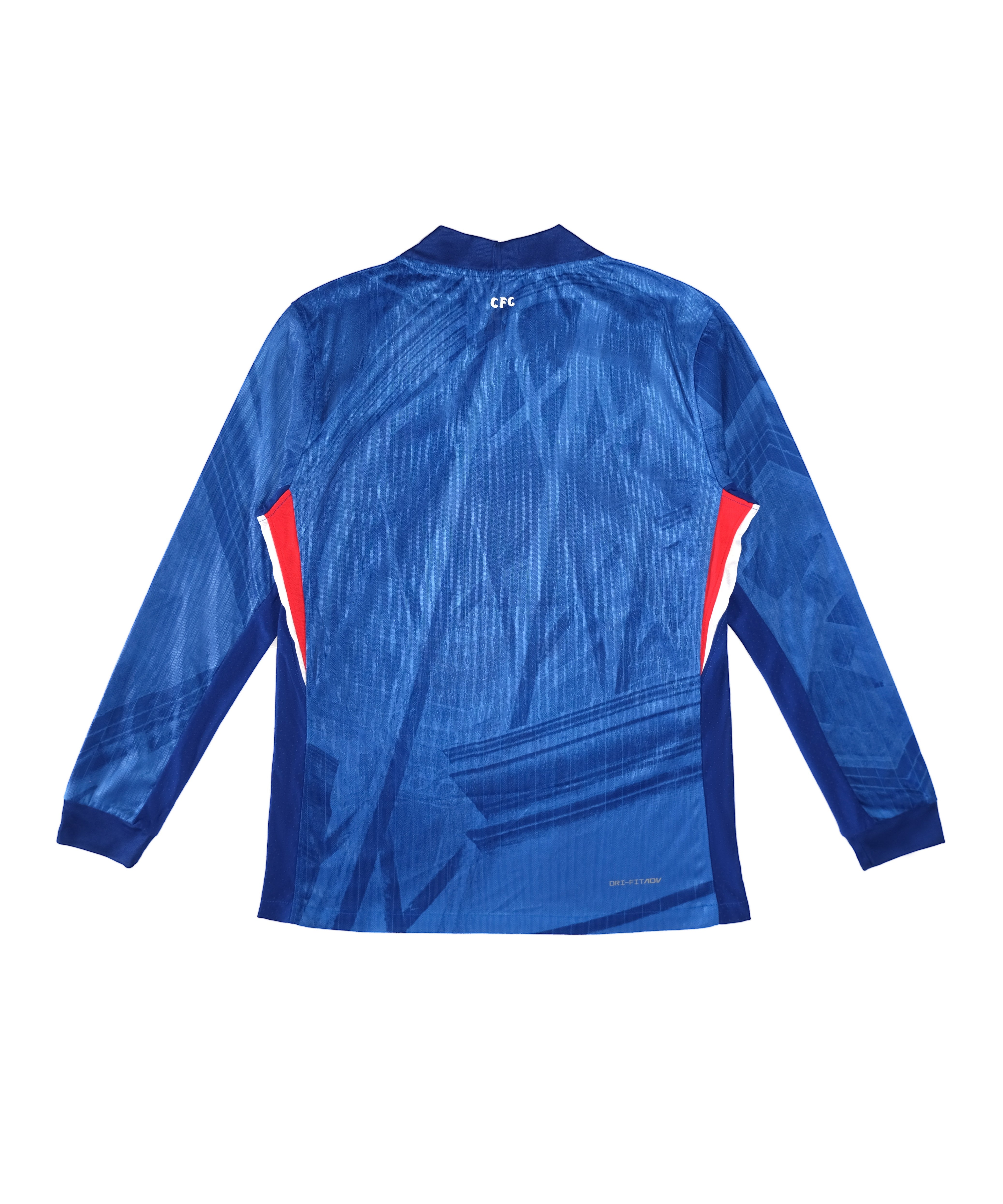 Maillot bleu à manches longues de Chelsea de Central Cee