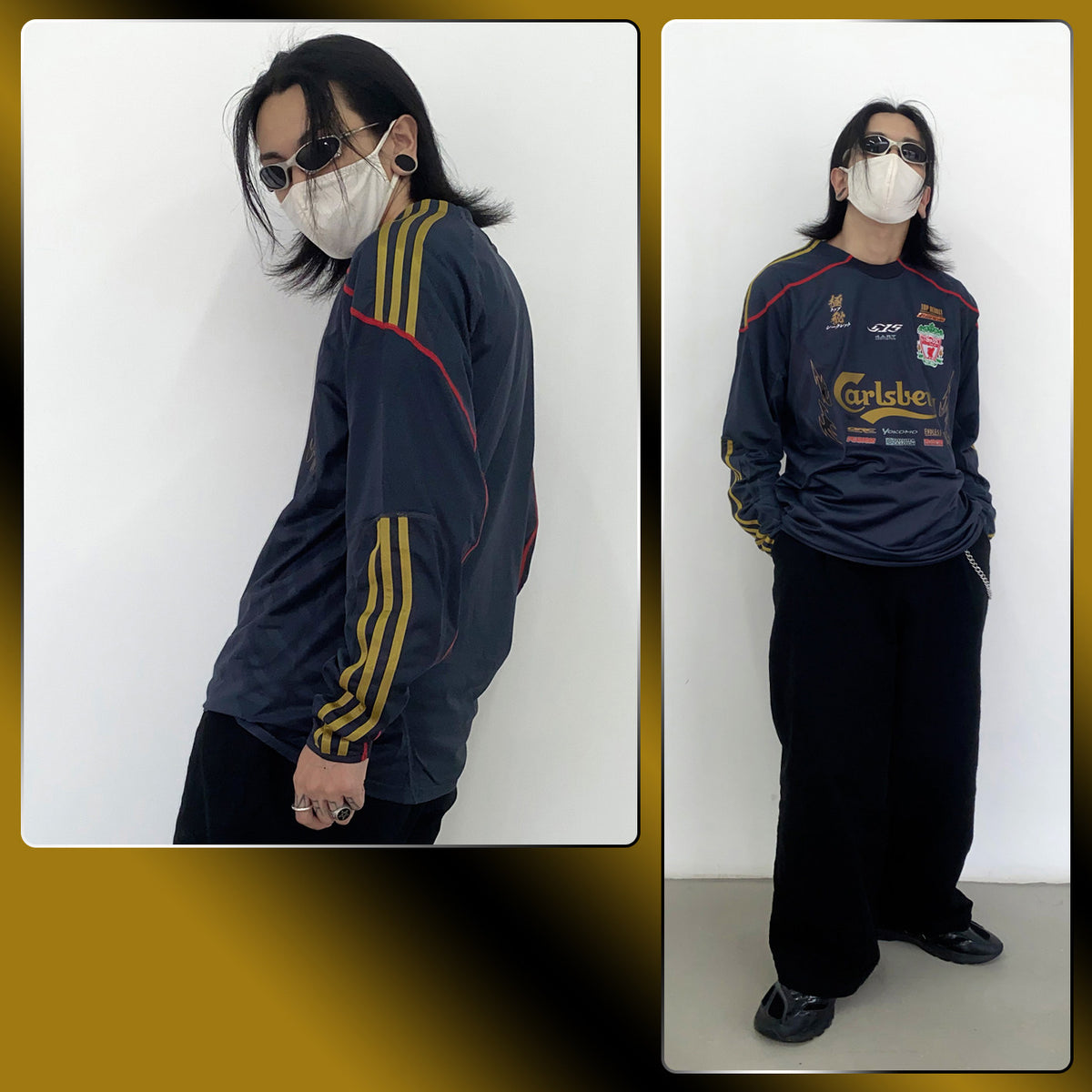 Liverpool x Nissan S15 Black Gold Jersey - product view 4