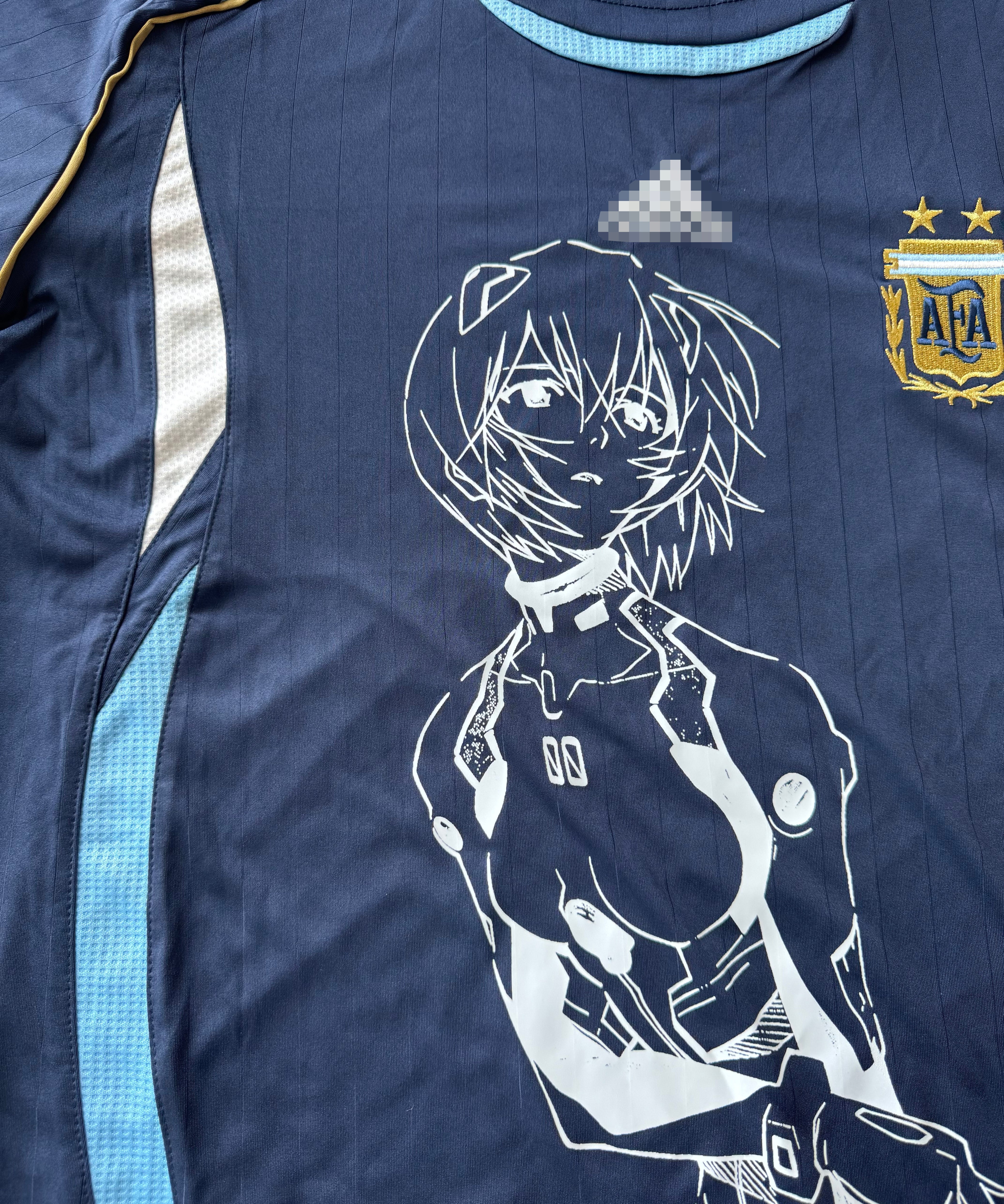 EVA Rei Argentina Retro Blue Jersey - product view 2