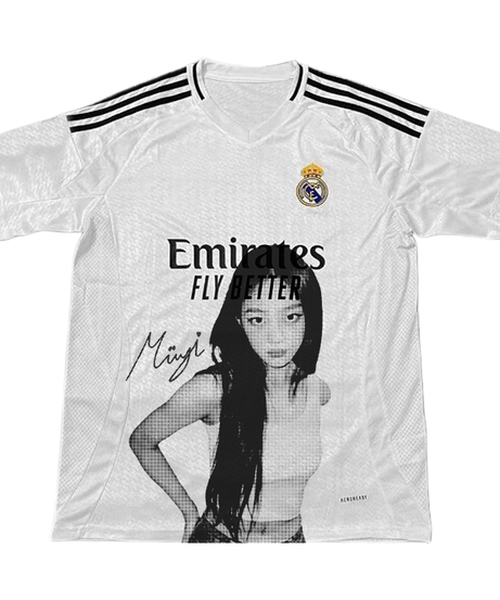 NewJeans Minji Real Madrid Remake Jersey - product view 5