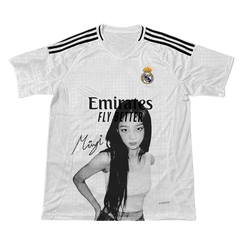 NewJeans Minji Real Madrid Remake Jersey
