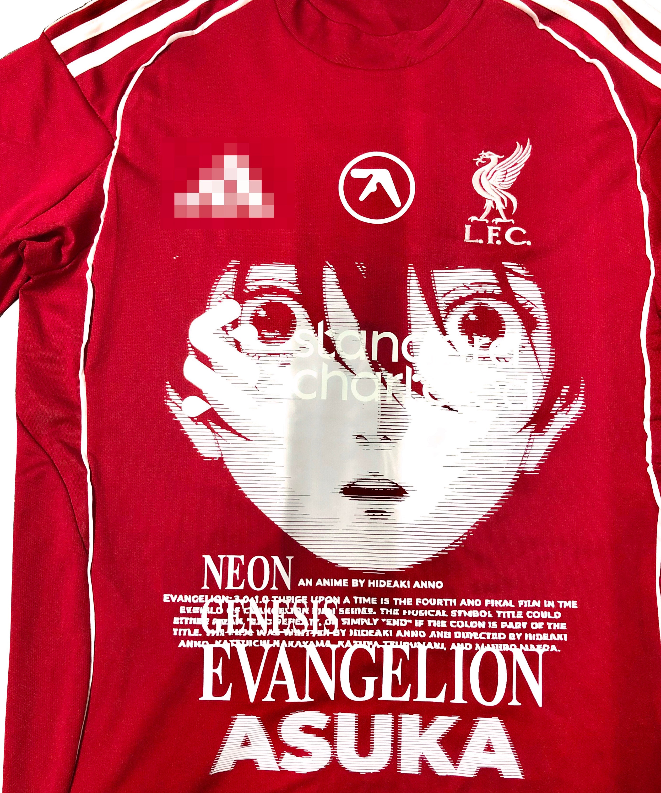 Asuka Langley Liverpool Red Graphic Jersey