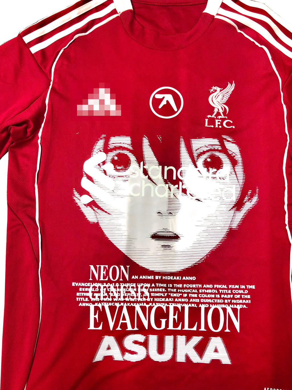Asuka Langley Liverpool Red Graphic Jersey