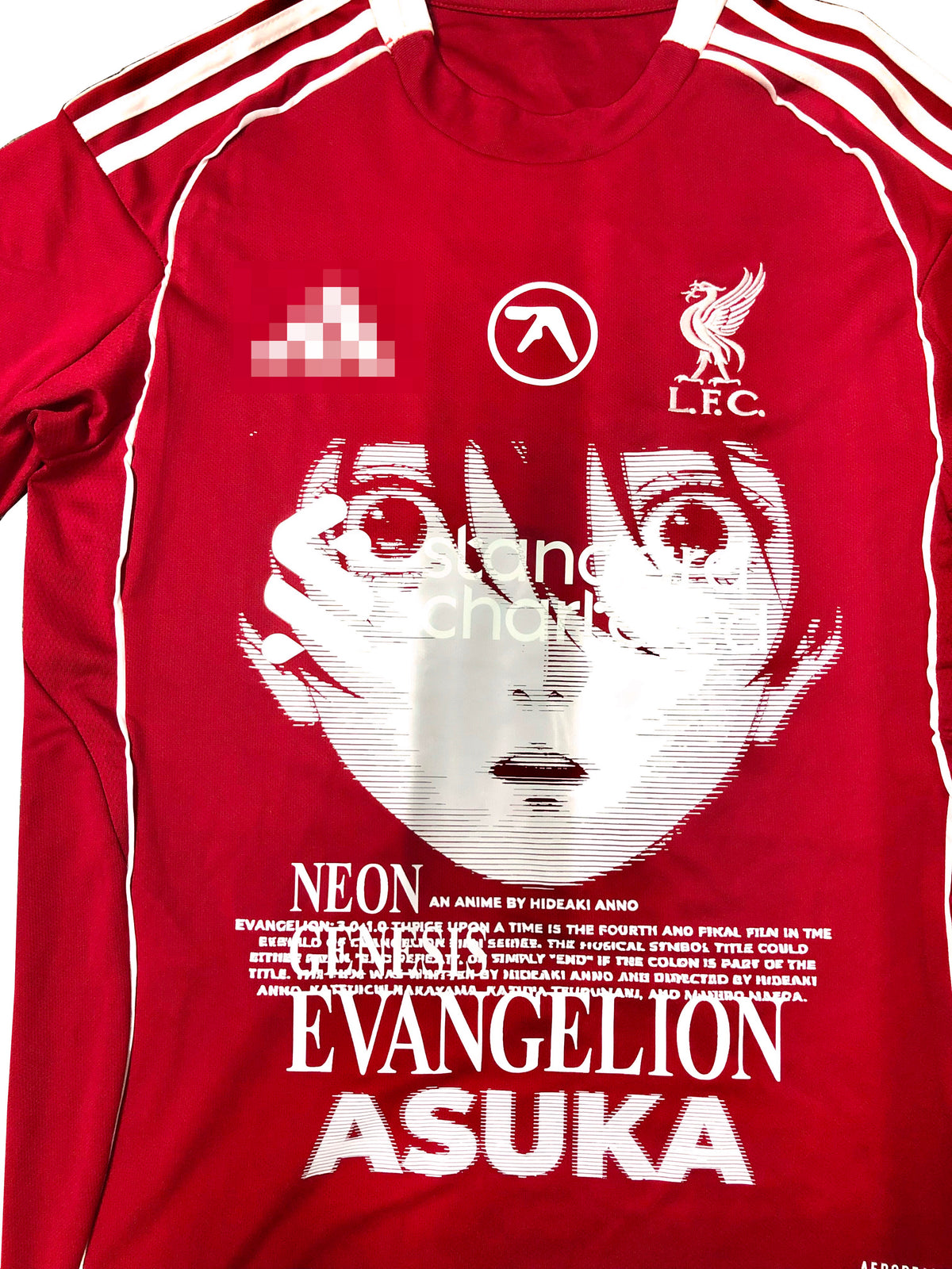 Asuka Langley Liverpool Red Graphic Jersey