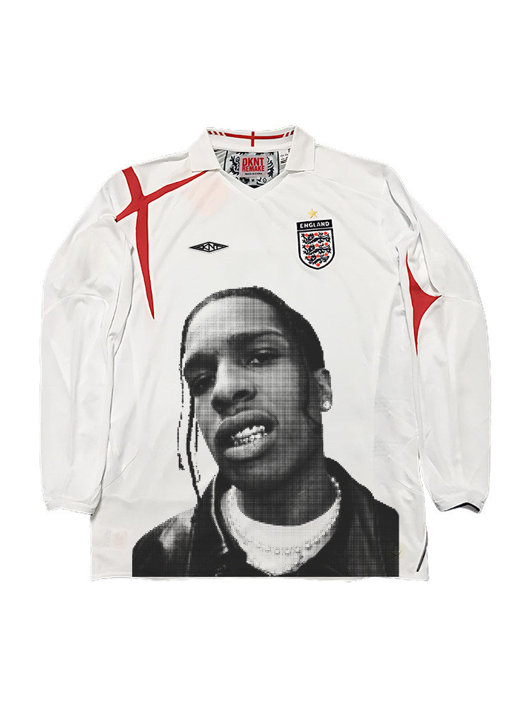 Kanye Lamar Rap Portrait Remake Jersey