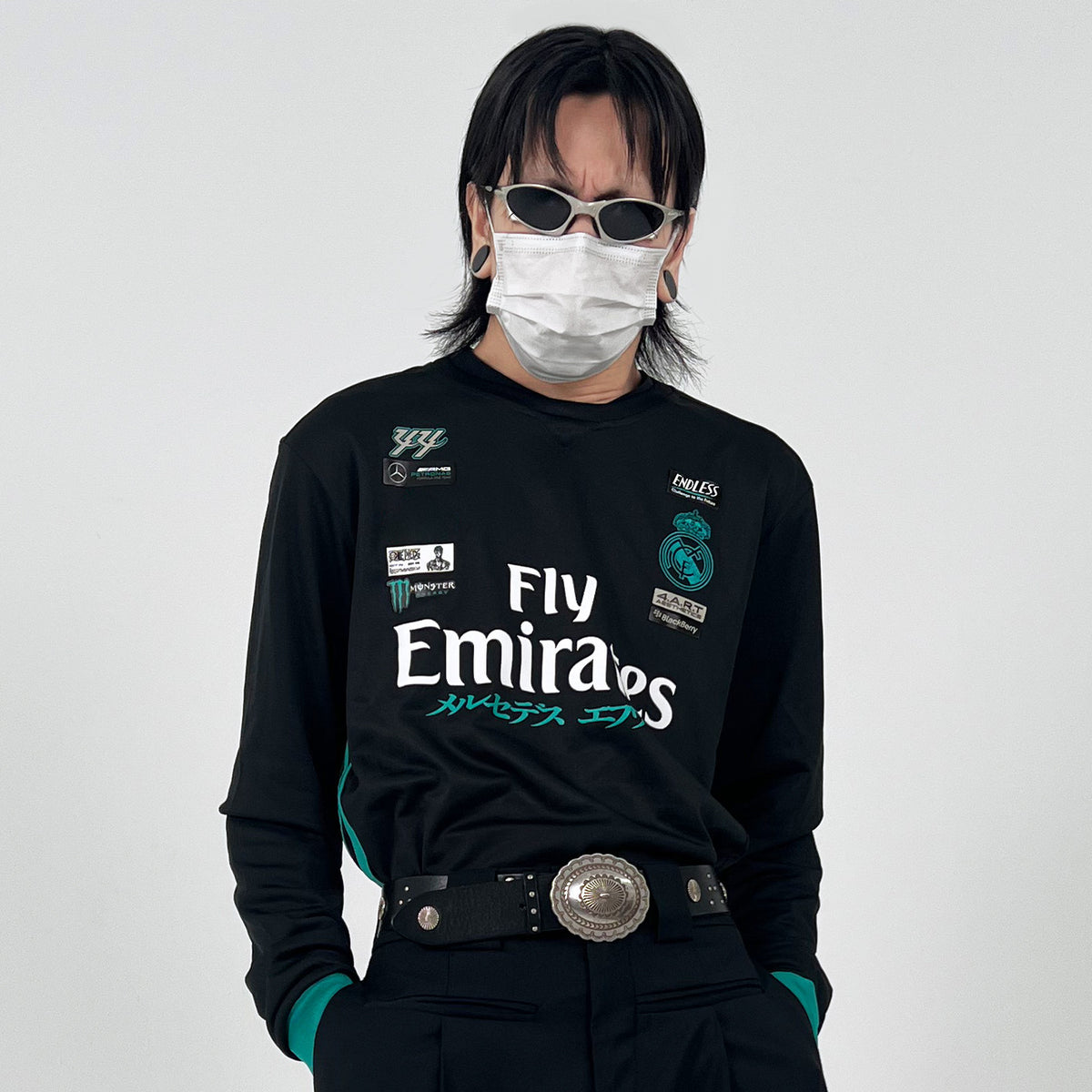 Real Madrid x Mercedes AMG F1 Hamilton No. 44 Jersey - product view 5