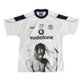 Travis Scott Manchester United wit vlechten grafisch shirt