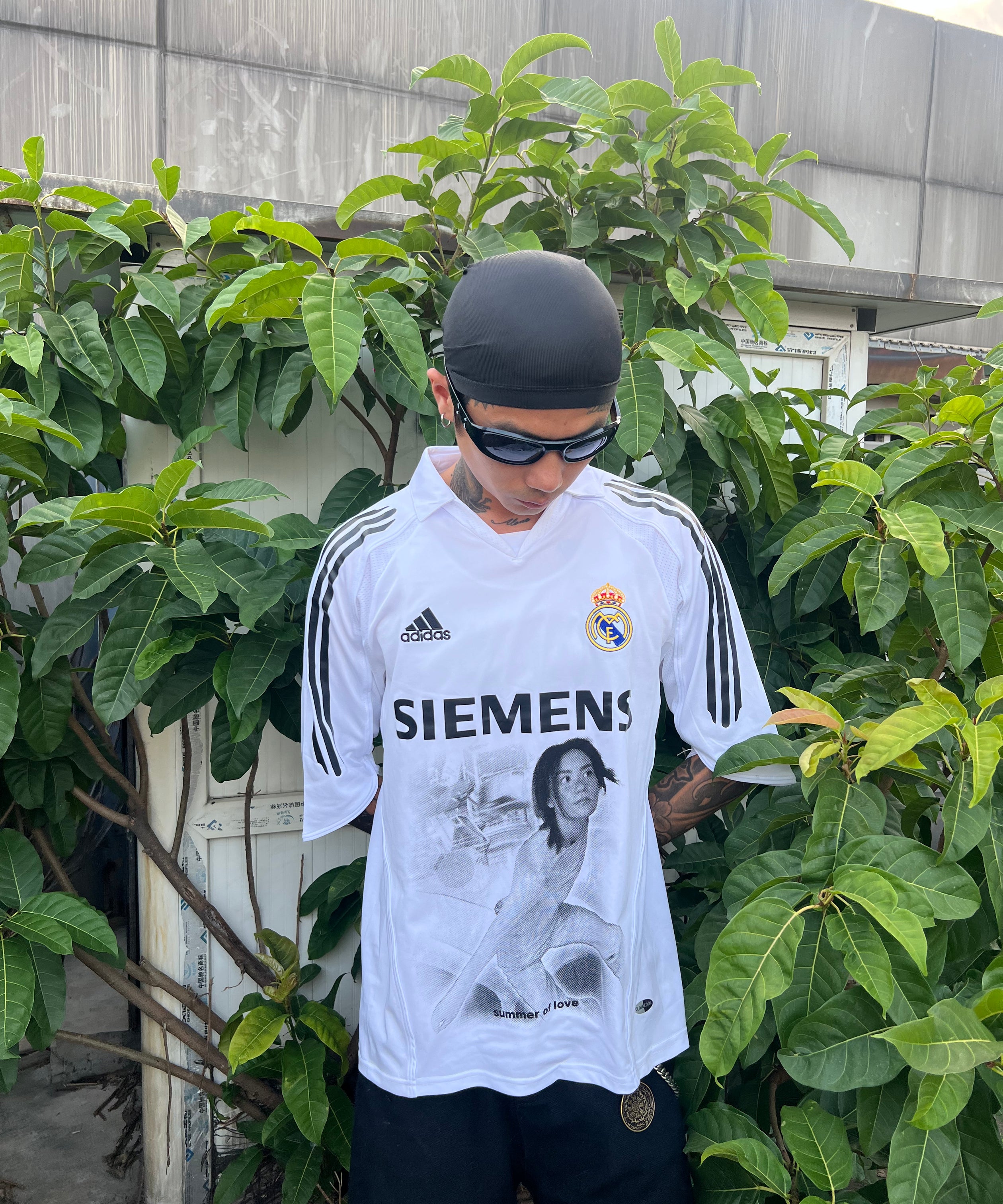 Faye Wong Real Madrid Vintage Remake Jersey - product view 5