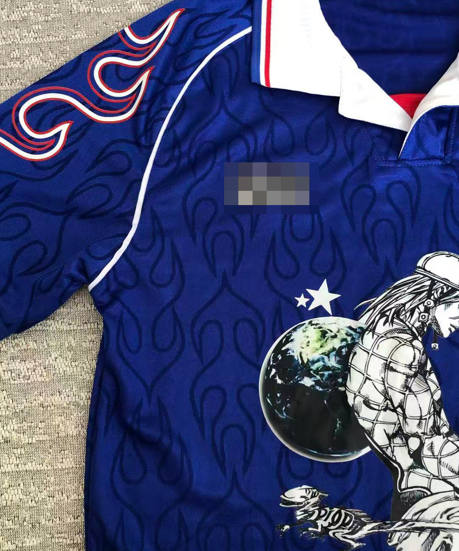 Diego Brando Japan Blue Flame Graphic Jersey