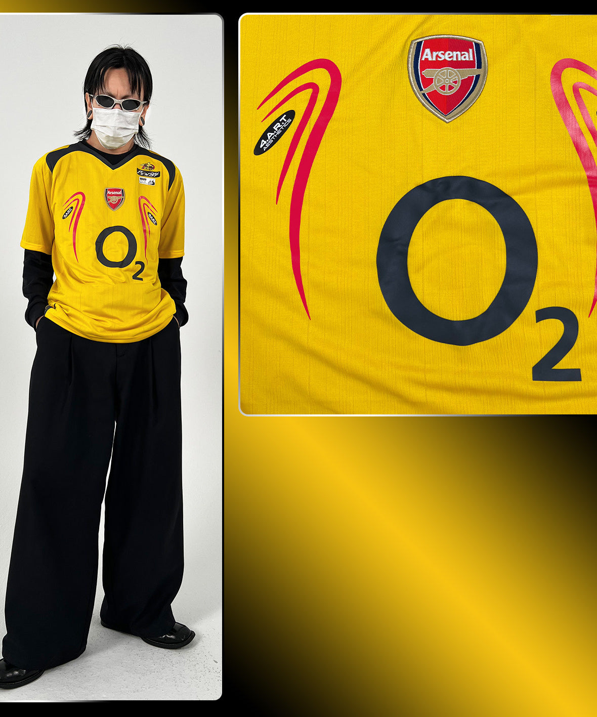 Arsenal x Nissan GT-R R34 Ghost Shark Jersey - product view 4