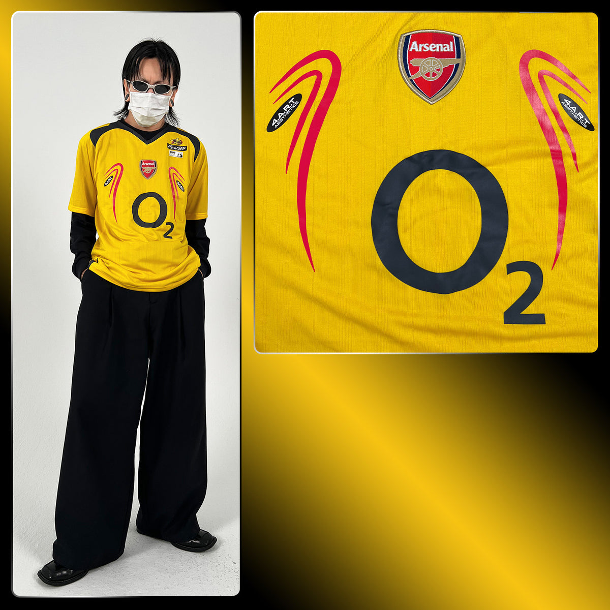 Arsenal x Nissan GT-R R34 Ghost Shark Jersey - product view 4