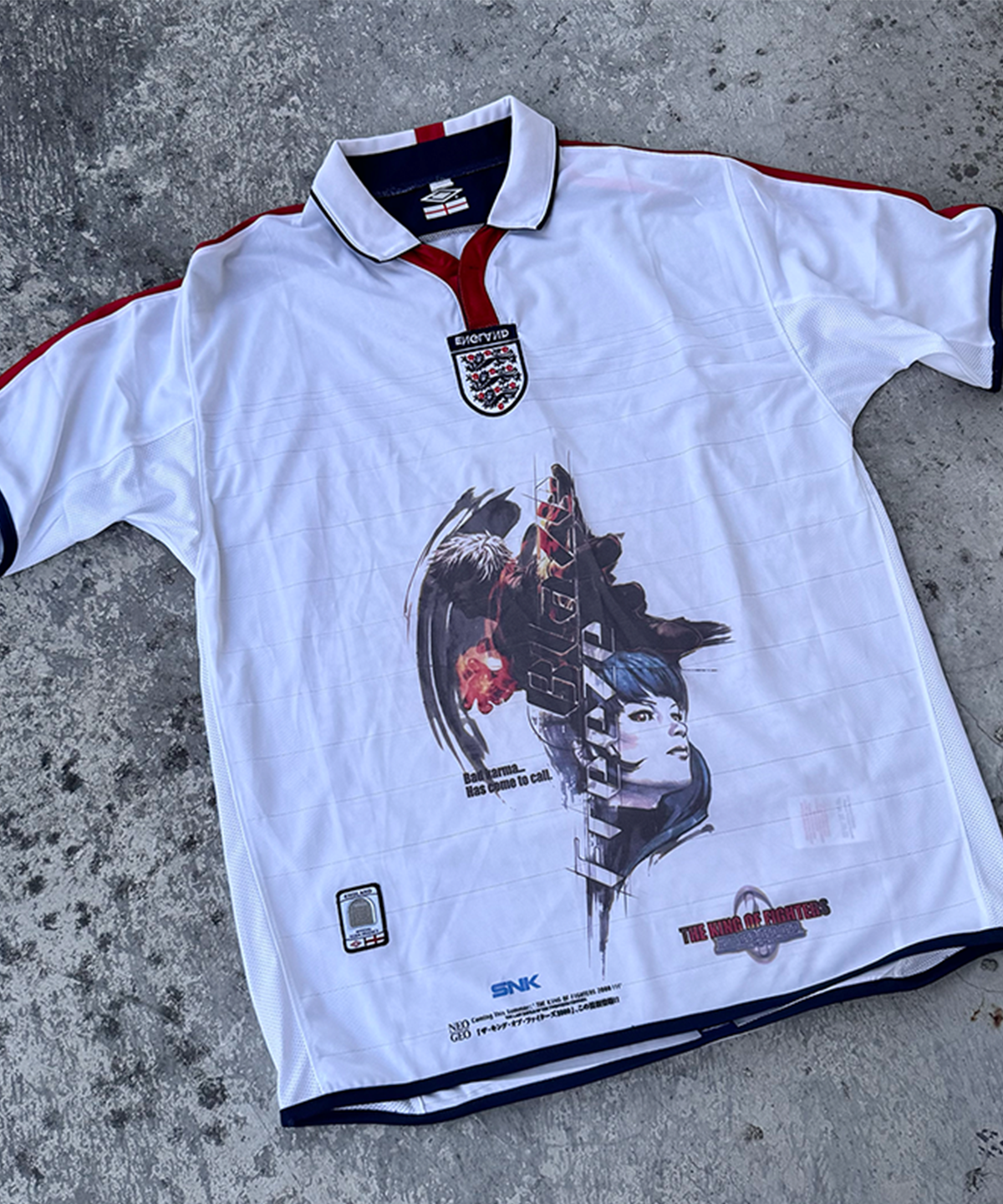 Kula Diamond England Weiß Grafiktrikot