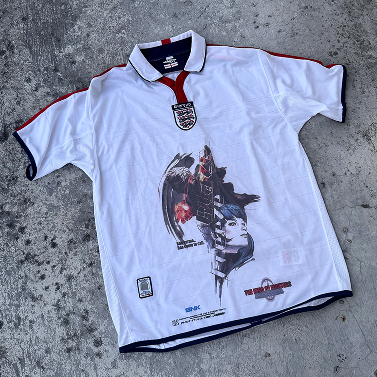 Kula Diamond England Weiß Grafiktrikot