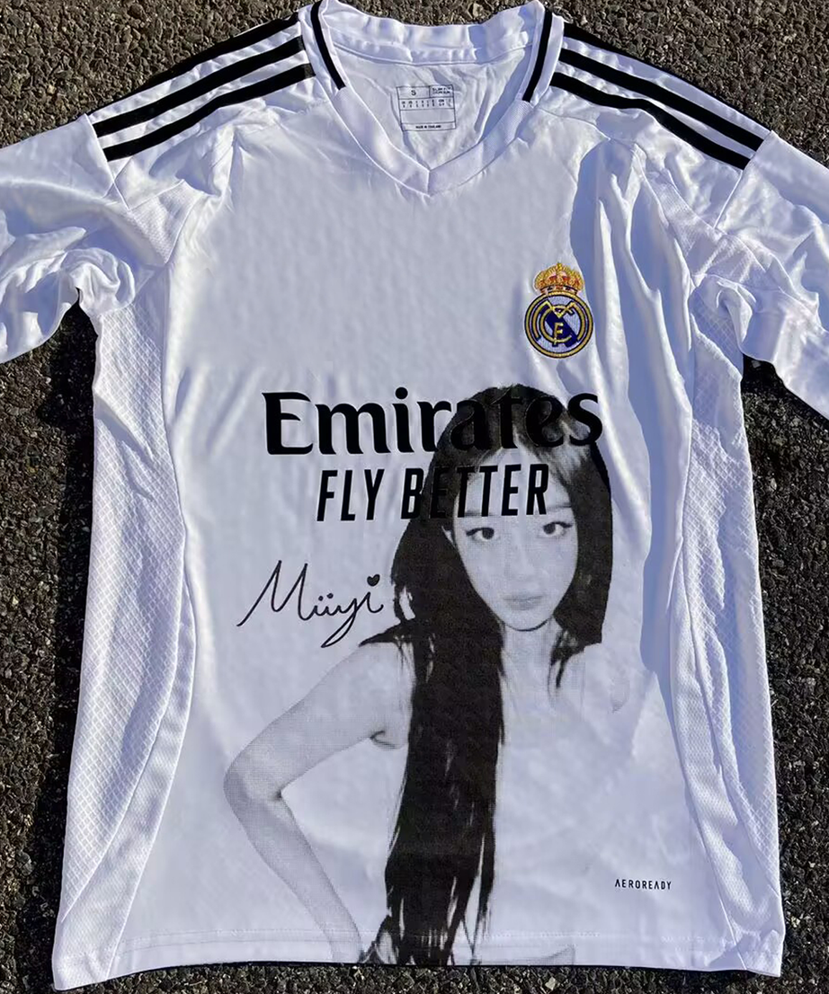 NewJeans Minji Real Madrid Remake Jersey - product view 2