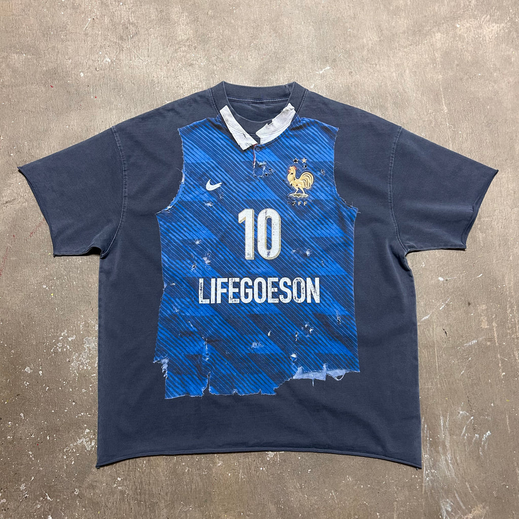 France X Remade FC Distressed Jersey Tee