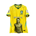 Neymar Brazil Yellow 100% Jesus Graphic Jersey