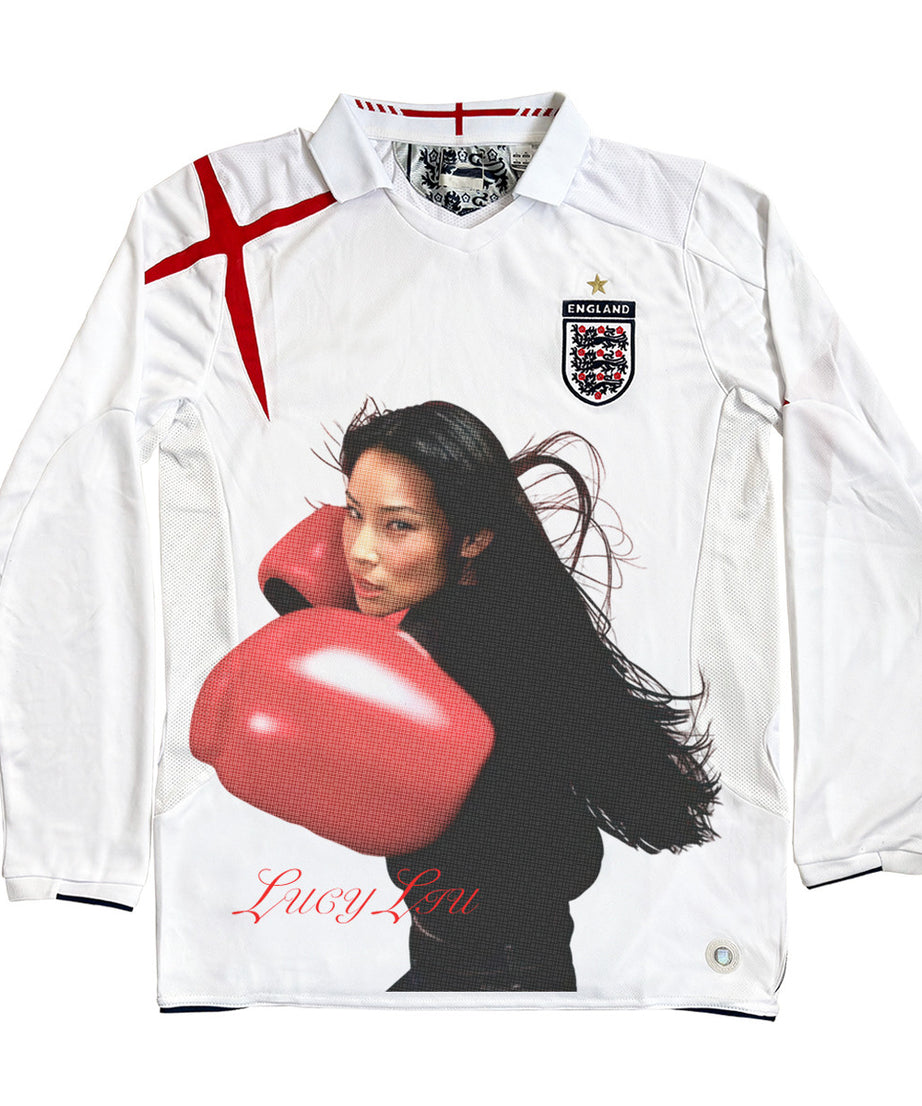 Lucy Liu Boxing Gloves Remake Jersey - product view 4
