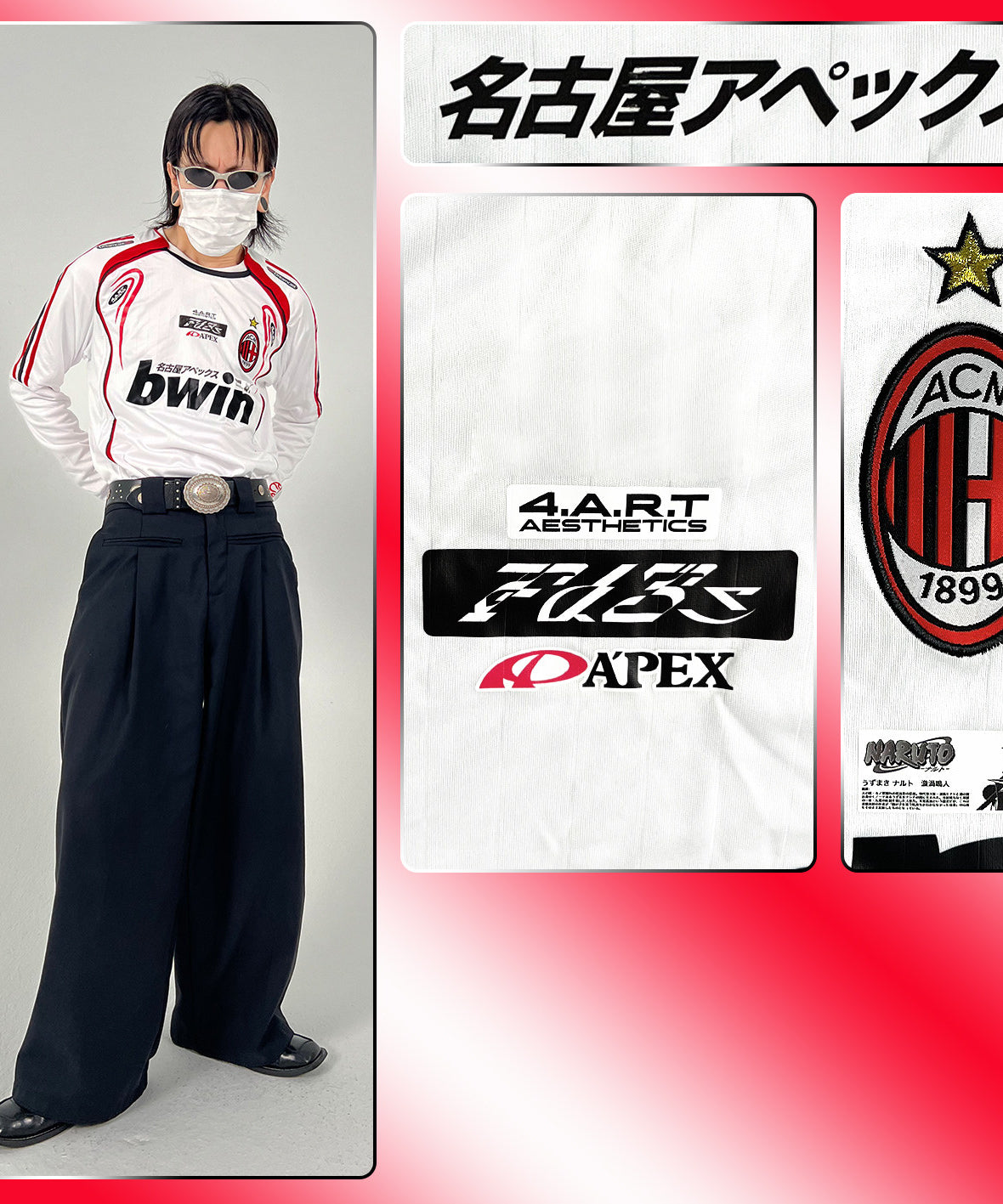 AC Milan x Mazda Apex RX-7 FD3S Jersey - product view 5